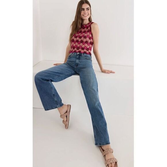 NWT Alice + Olivia Reva Flower Tank (Crochet) - Picture 4 of 16